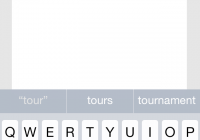 iOS 8 keyword QuickType issues